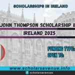 John Thompson Scholarship 2025 | Ireland